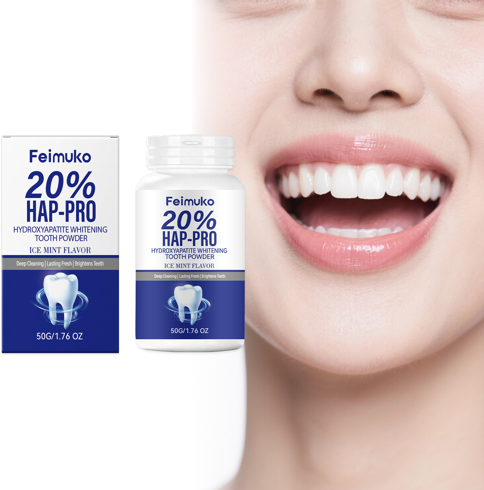 Teeth Whitening Price - 20% Hydroxyapatite Tooth Powder Remove Plaque