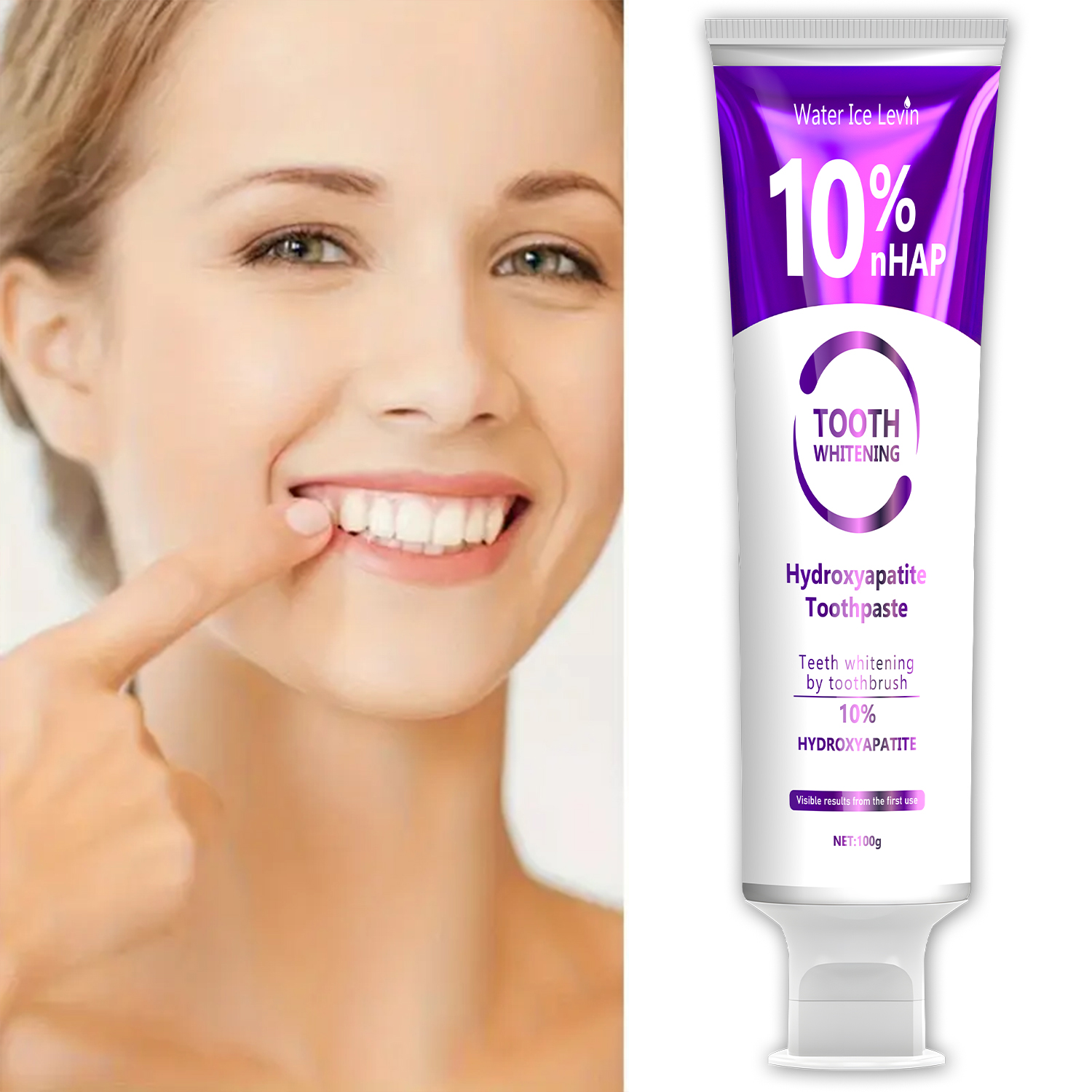 Teeth Whitening With Hydrogen Peroxide - 10% Nanoh Hydrogen Oxide Toothpaste, Gently