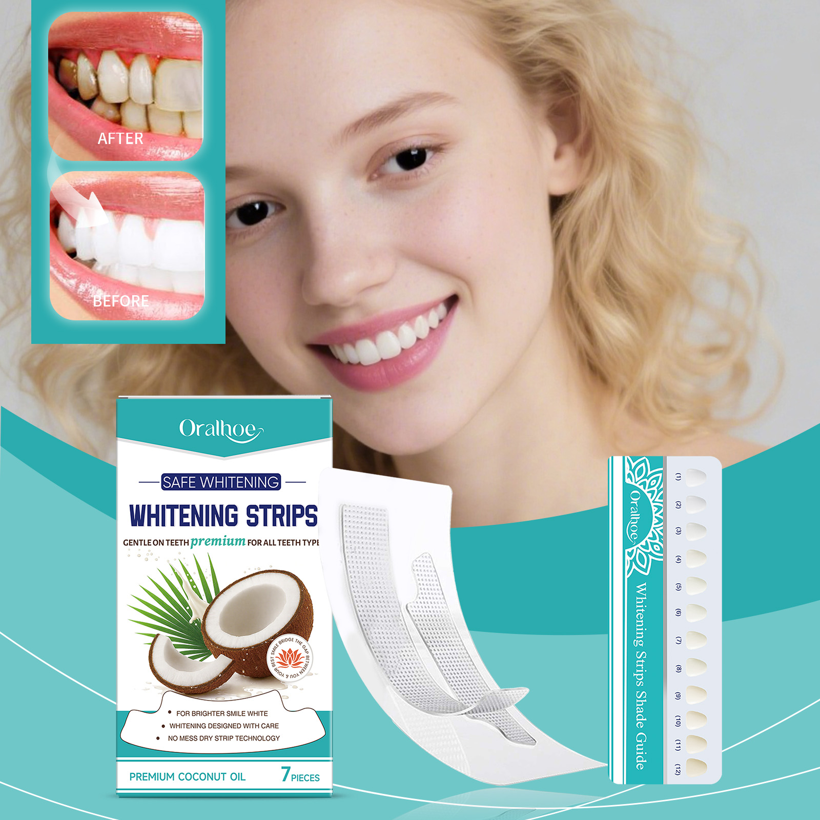 Teeth Whitening Or Bleaching - Tooth Whitening Strips Remove Tooth Stains