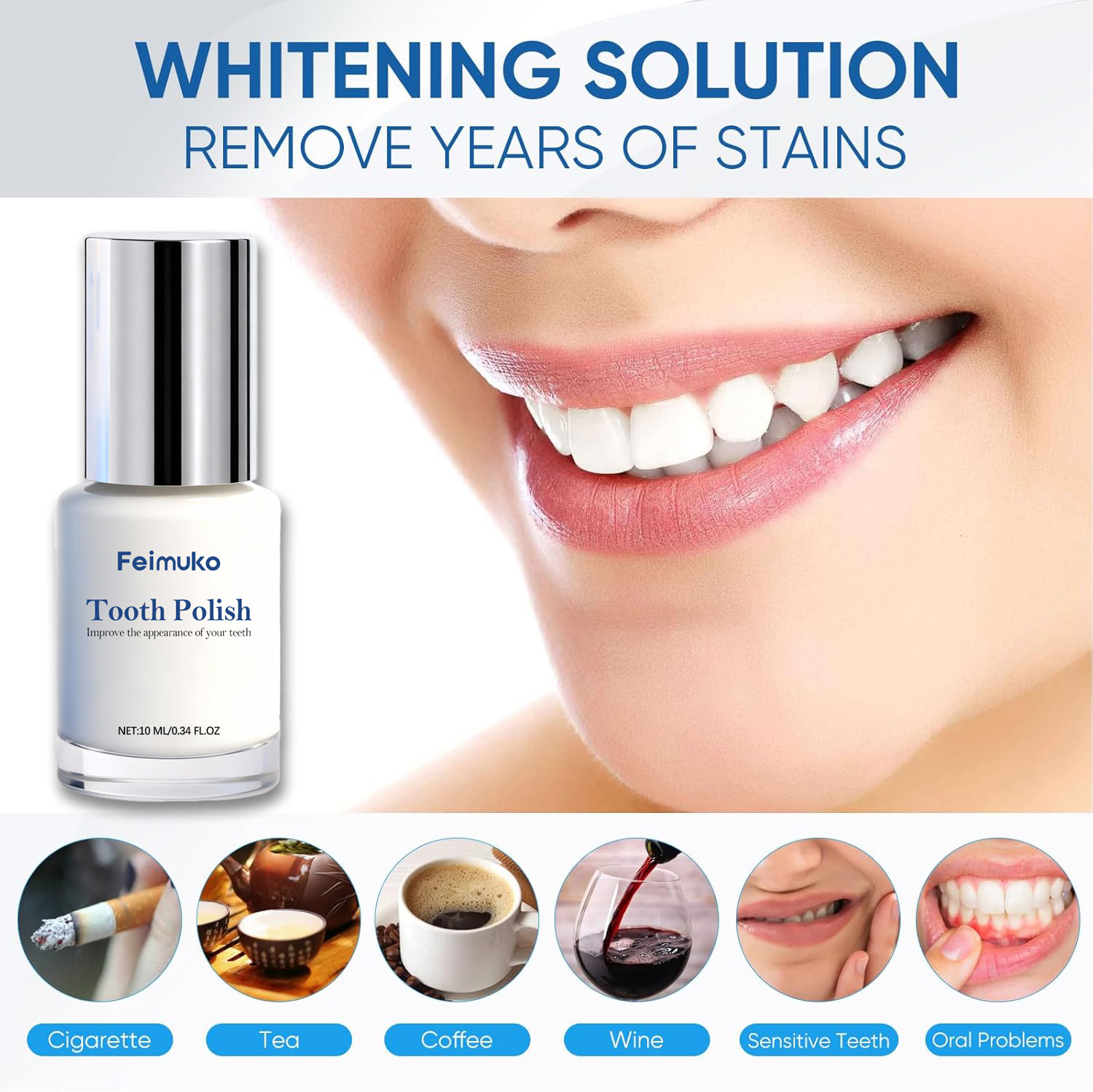 10ml Teeth Whitening Paint - R – Teeth Whitening Yellow Teeth Bewertung und Preis