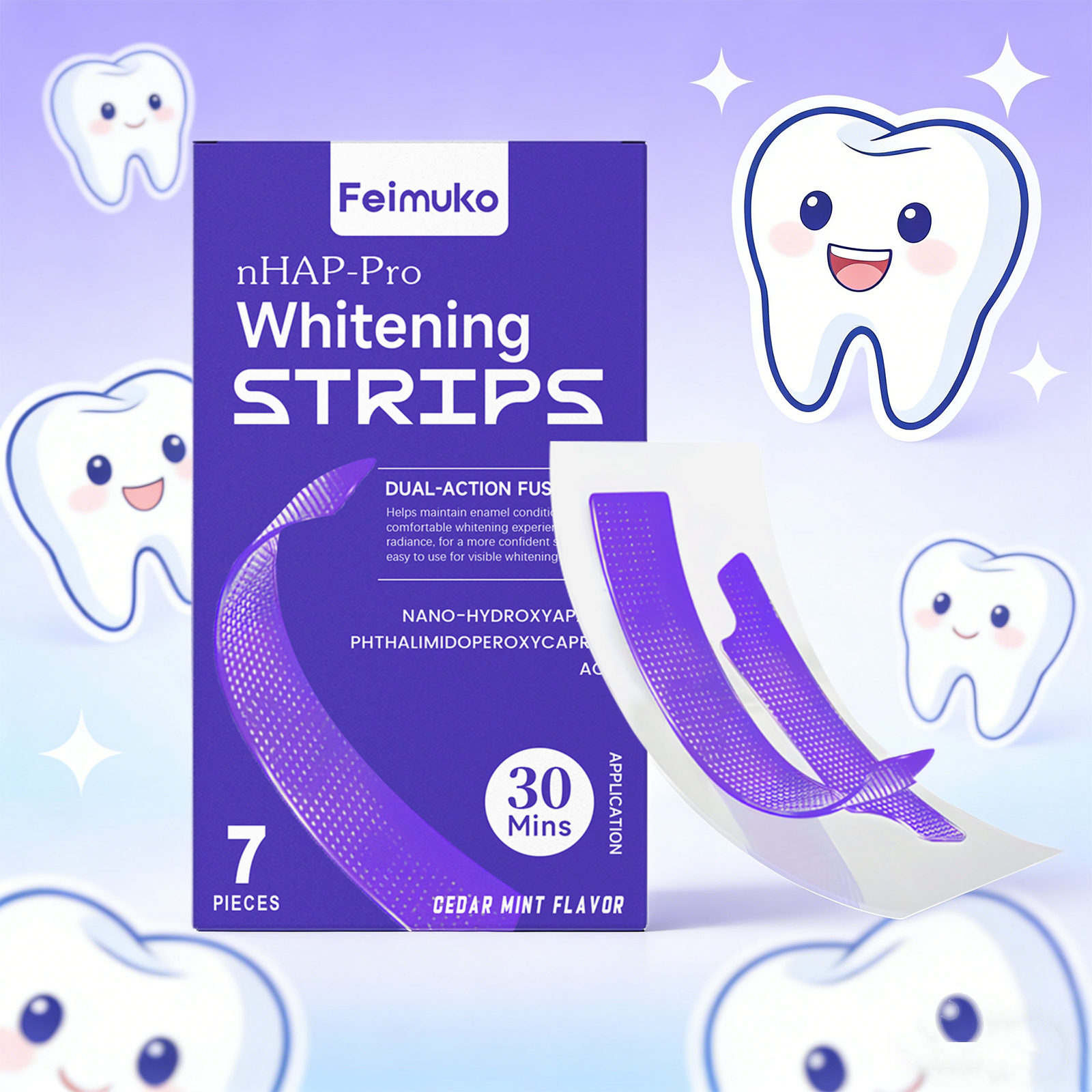 Purple Teeth Whitening Patch Y – Teeth Whitening Yellow Teeth Bewertung und Preis