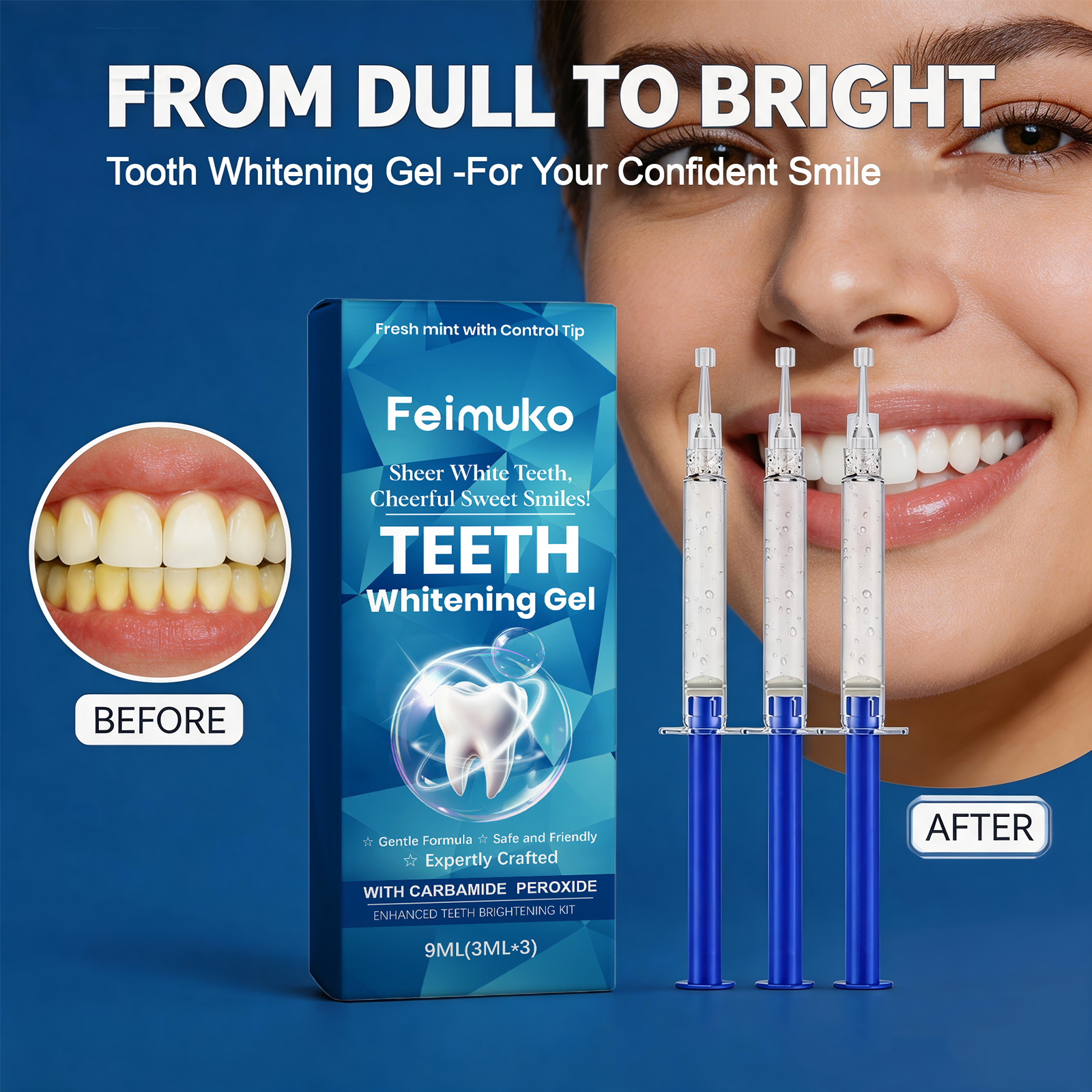 Teeth Whitening Gel Gentle Cle – Teeth Whitening Yellow Teeth Bewertung und Preis