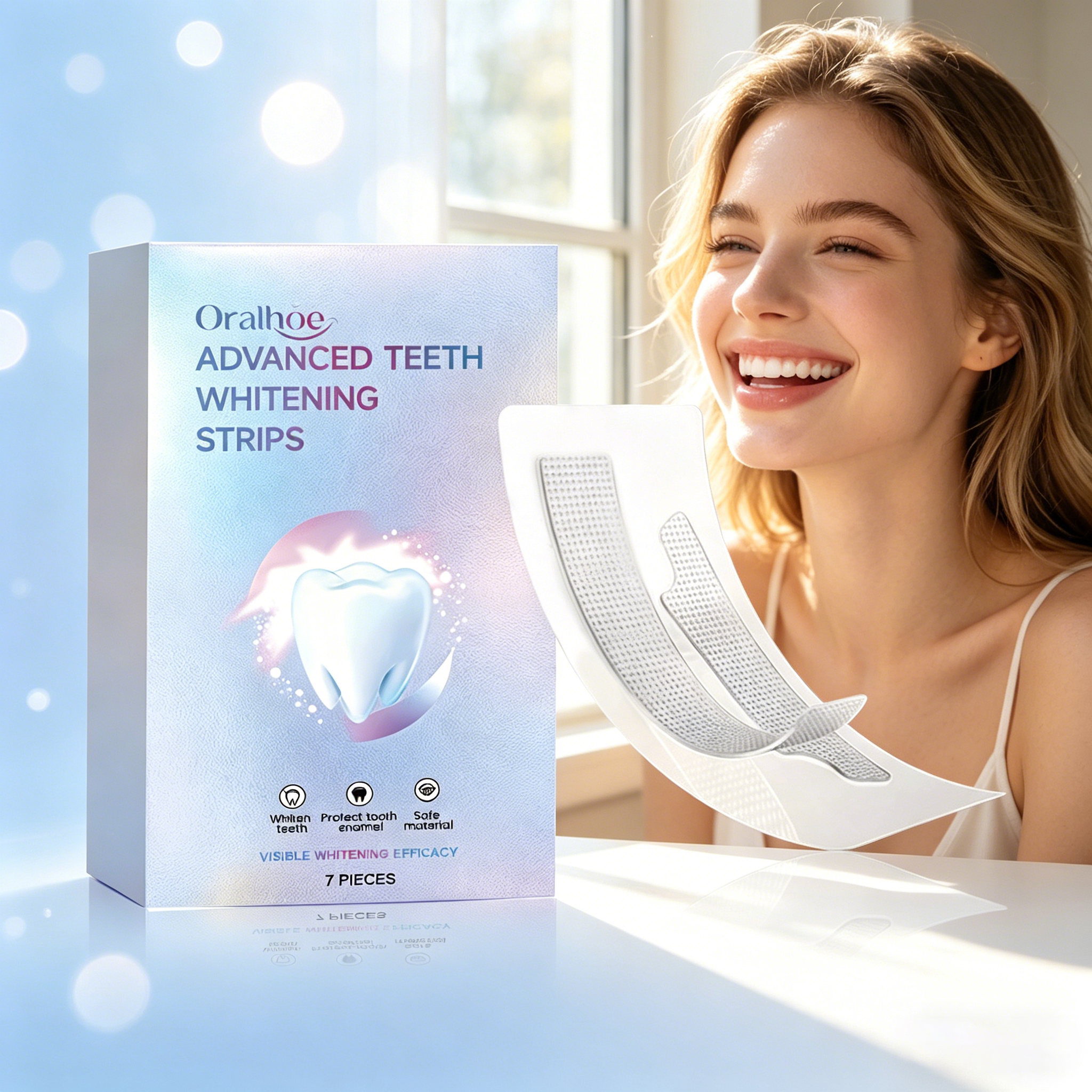 ORALHOE 7pcs Whitening Strips  – Teeth Whitening Or Bleaching Bewertung und Preis