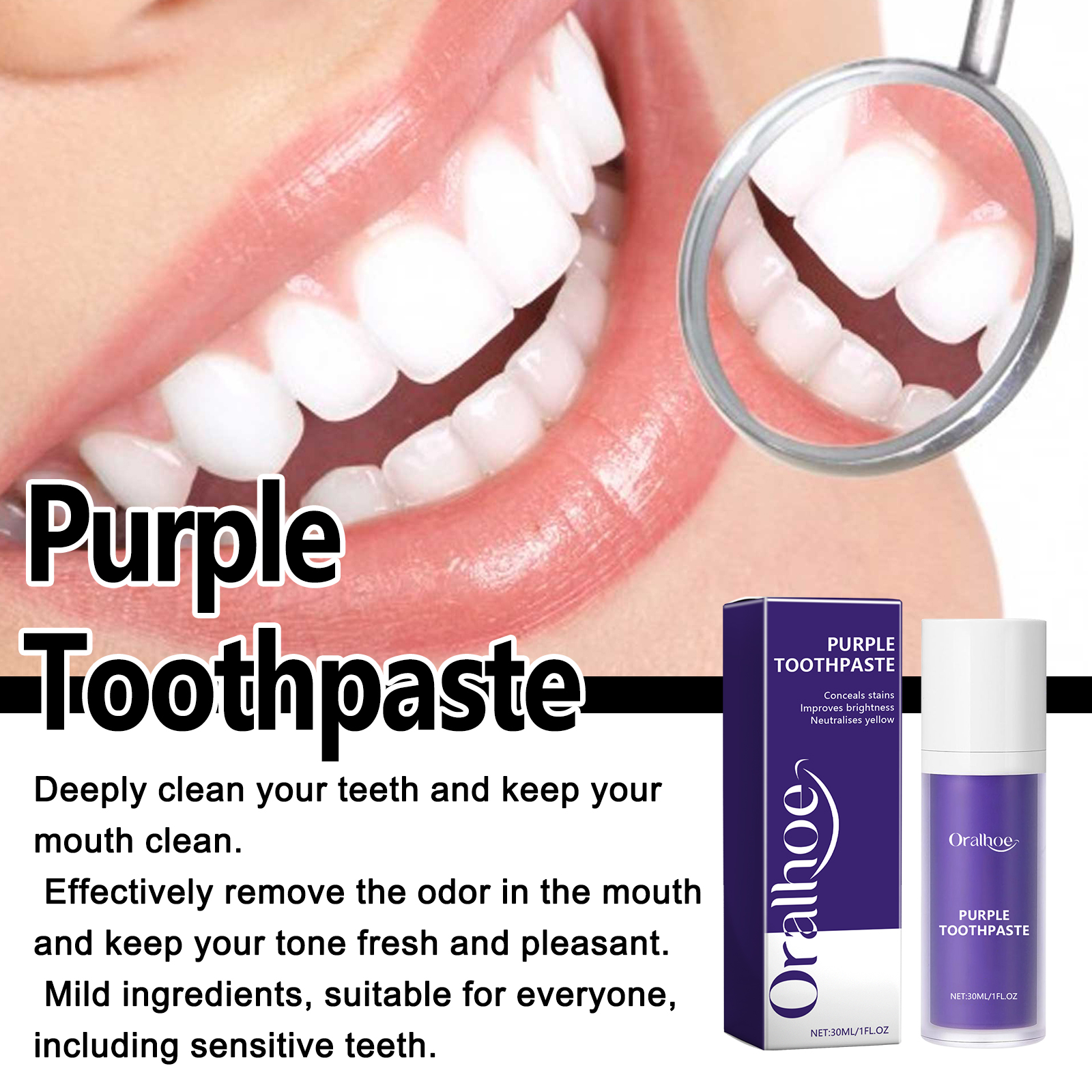 Xylitol Mint Purple Toothpaste – Teeth Whitening Xylitol Bewertung und Preis