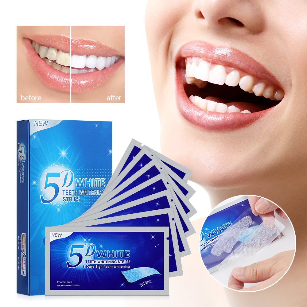 5D Teeth Whitening Strips Remo – Teeth Whitening Yellow Teeth Bewertung und Preis