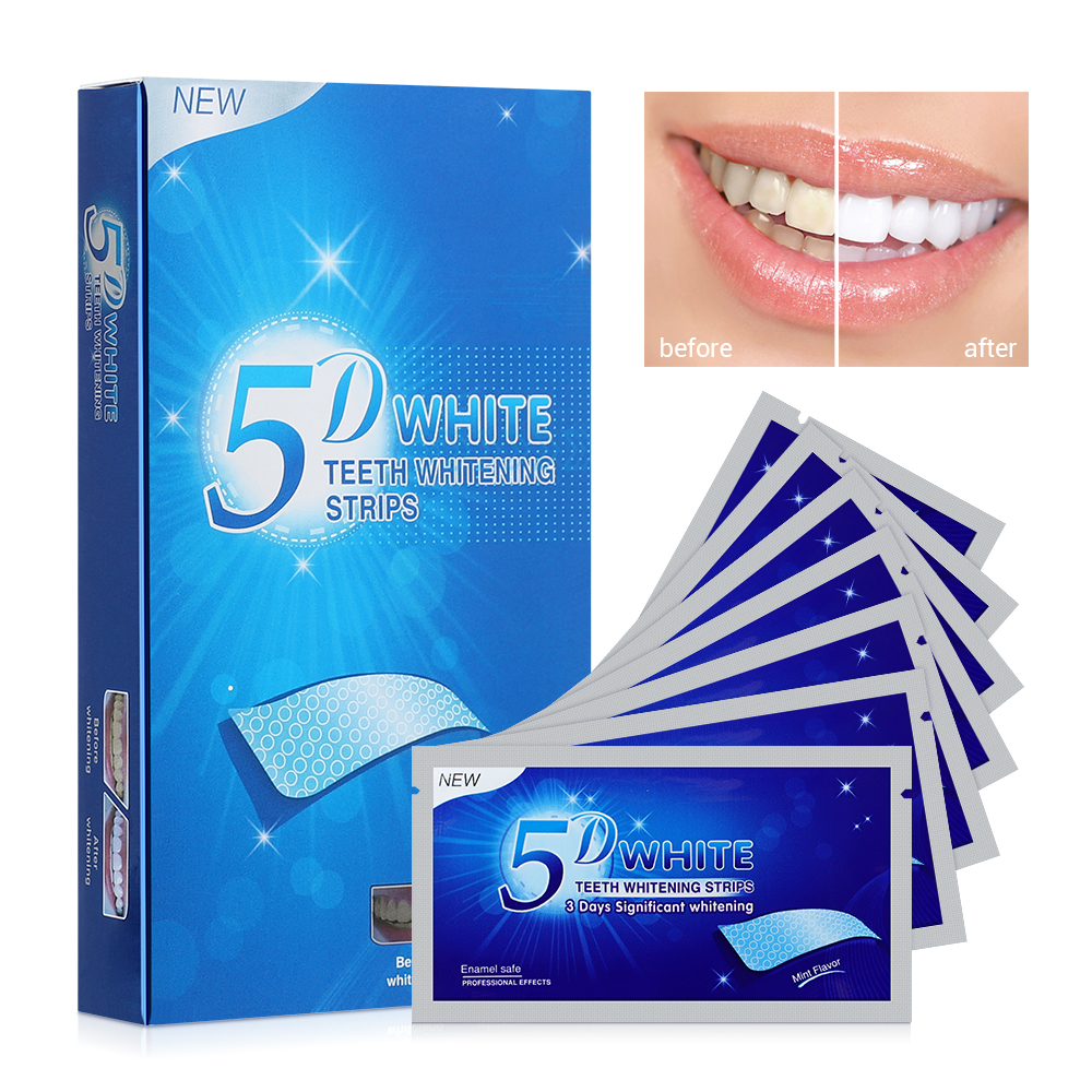 5D Teeth Whitening Strips Remo – Teeth Whitening Yellow Teeth Bewertung und Preis
