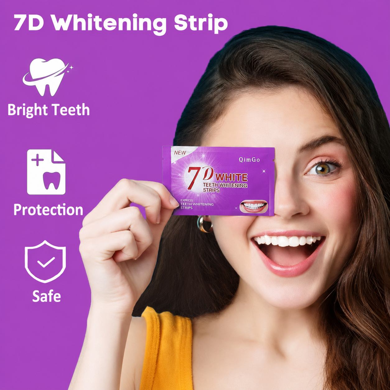 7D Purple Teeth Whitening Stri – Teeth Whitening Yellow Teeth Bewertung und Preis