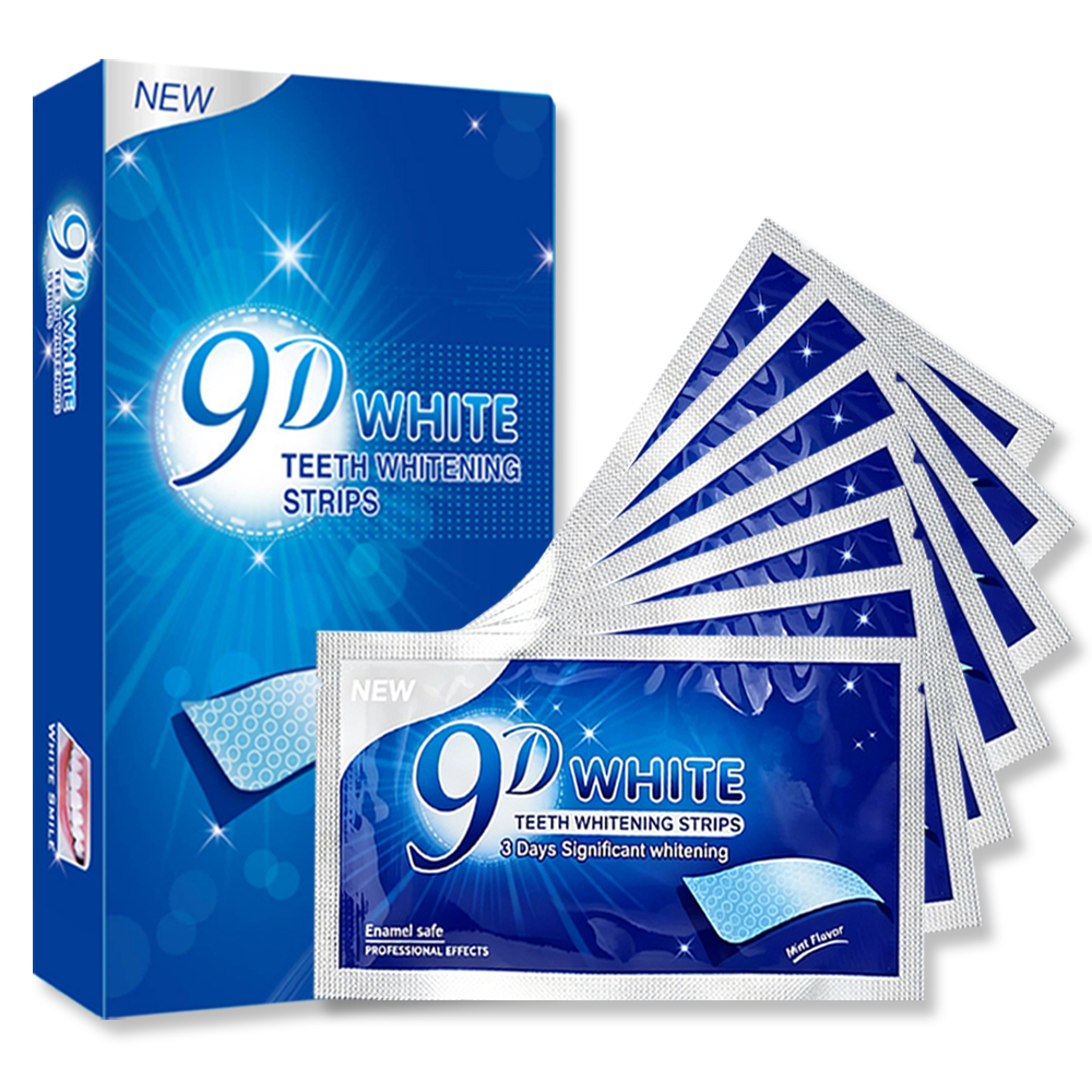 9D White Teeth Whitening Strip – Teeth Whitening Yellow Teeth Bewertung und Preis