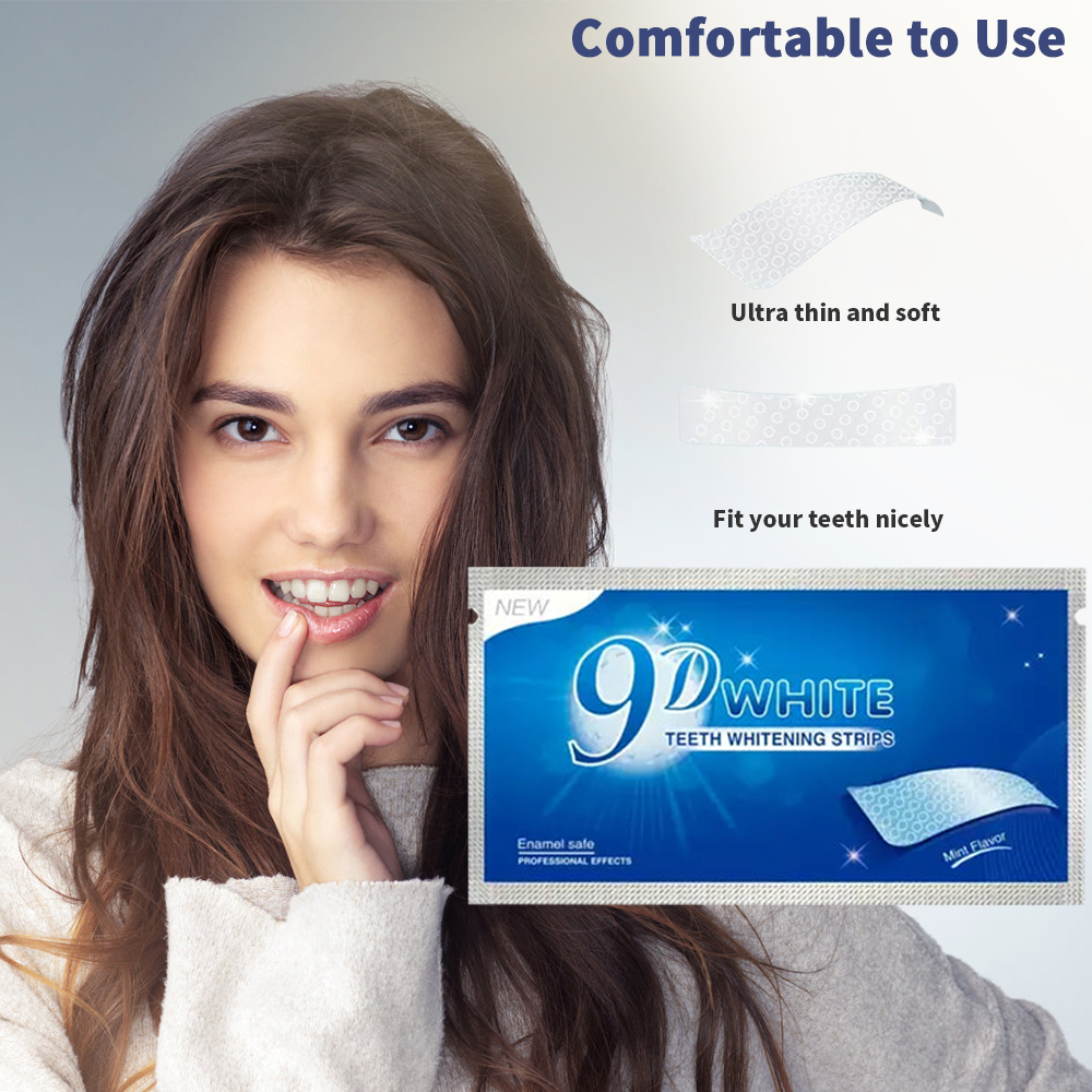 9D White Teeth Whitening Strip – Teeth Whitening Yellow Teeth Bewertung und Preis