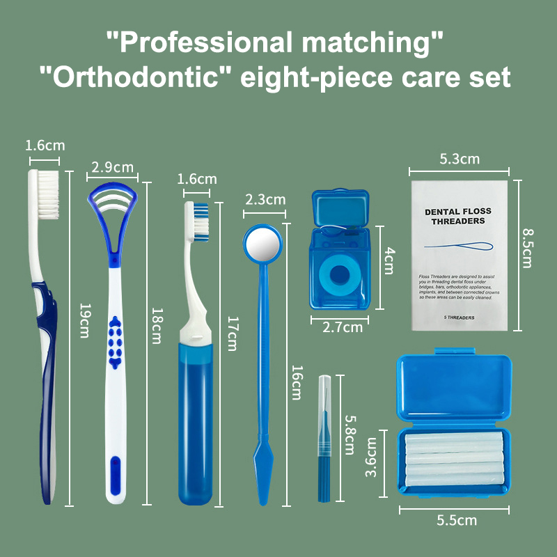 8pcs/set Dental Care Brush Kit – Teeth Whitening Brush Bewertung und Preis