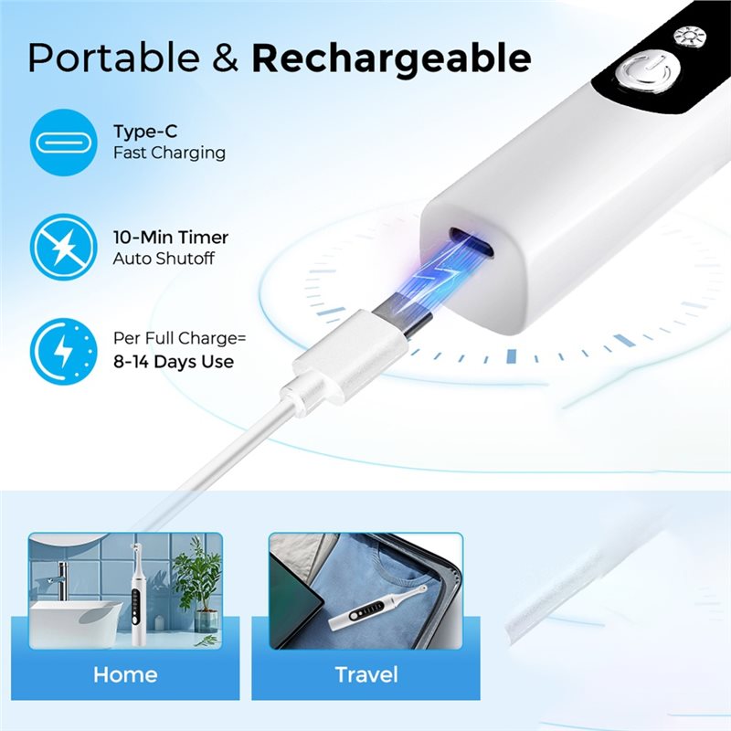 A83G-LED Light Rechargeable El – Teeth Whitening Brush Bewertung und Preis