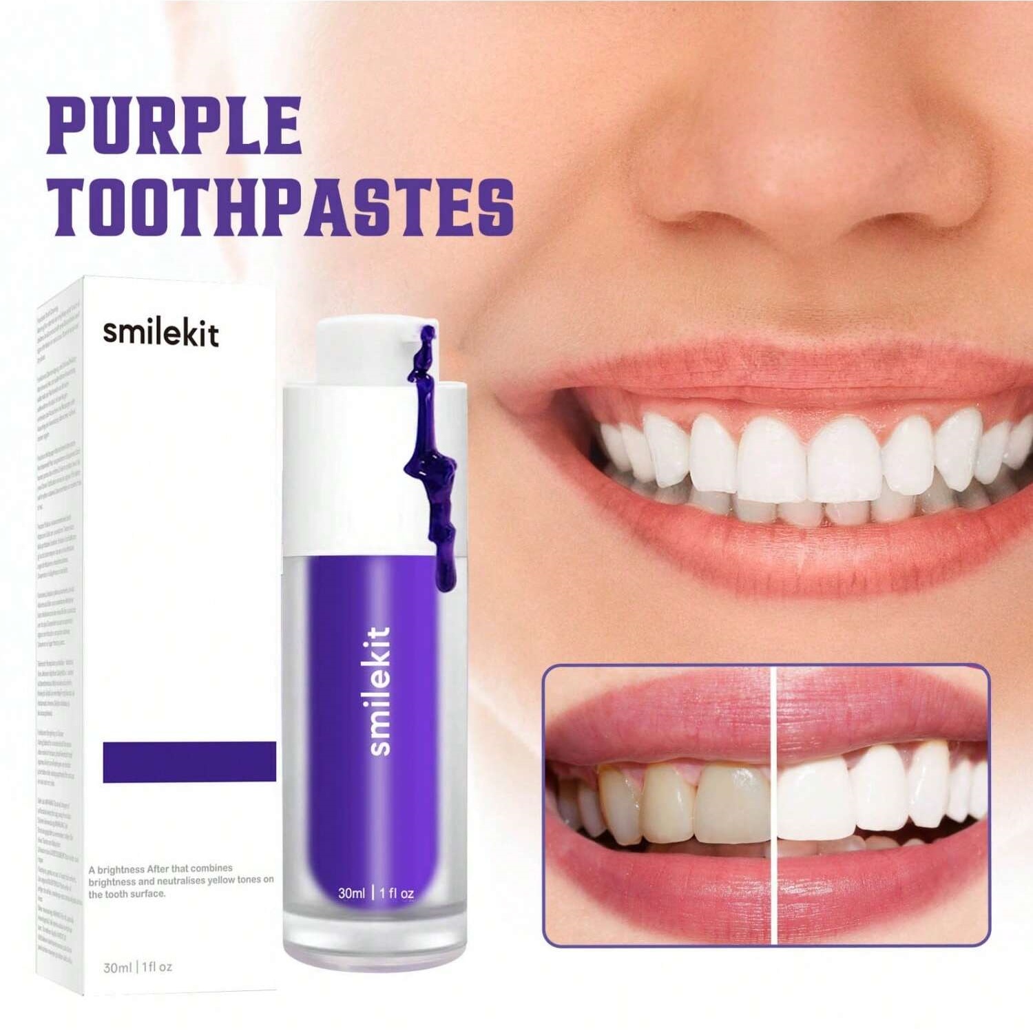 Effective Purple Corrector Ser – Teeth Whitening Xylitol Bewertung und Preis