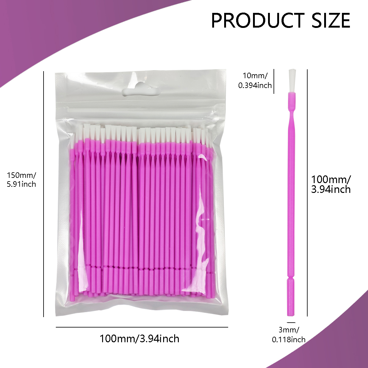 100Pcs Dental Disposable Micro – Teeth Whitening Brush Bewertung und Preis