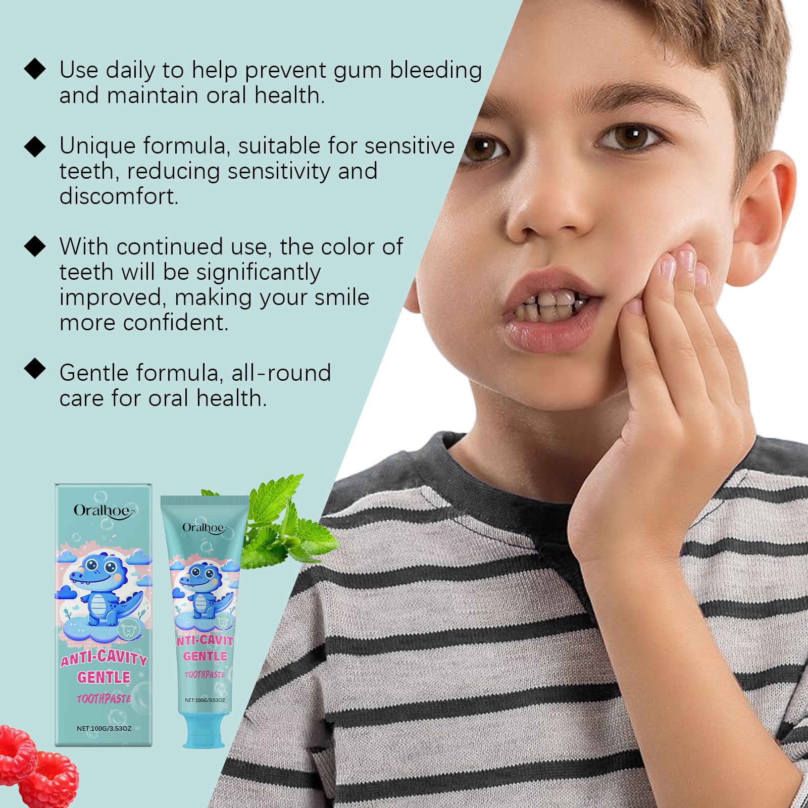 Children's Toothpaste Remove P – Teeth Whitening Yellow Teeth Bewertung und Preis
