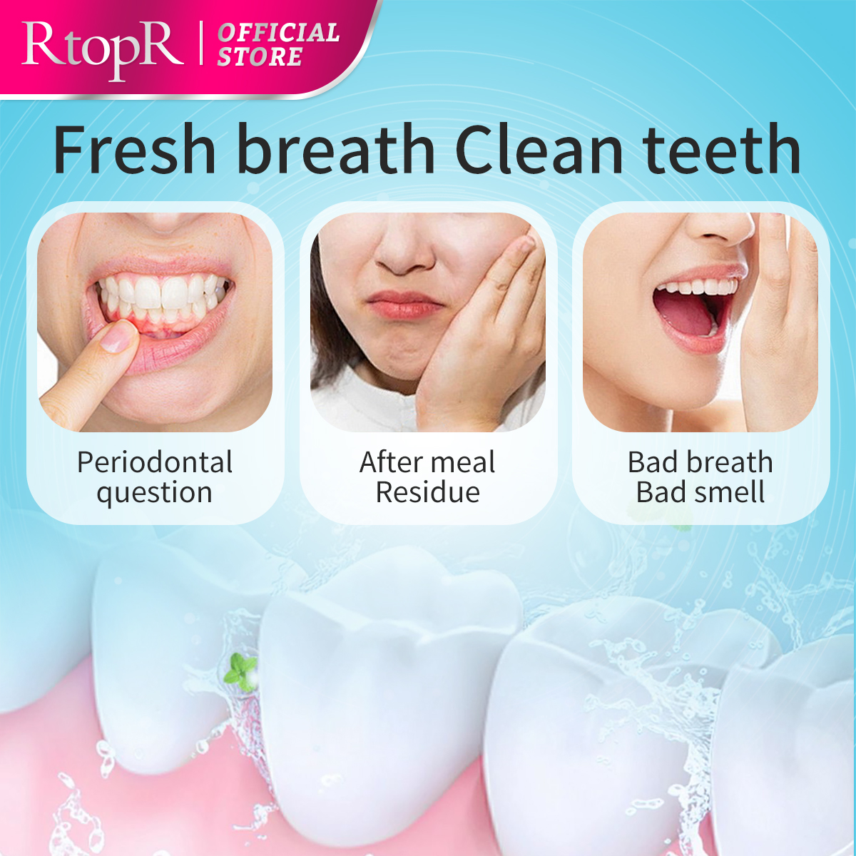 RtopR Mint Whitening Teeth Mou – Teeth Whitening Xylitol Bewertung und Preis