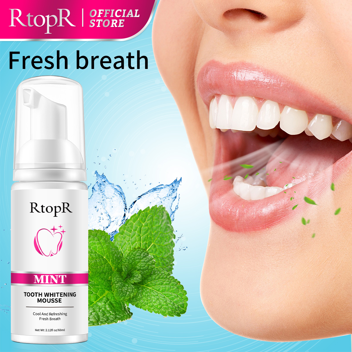 RtopR Mint Whitening Teeth Mou – Teeth Whitening Xylitol Bewertung und Preis