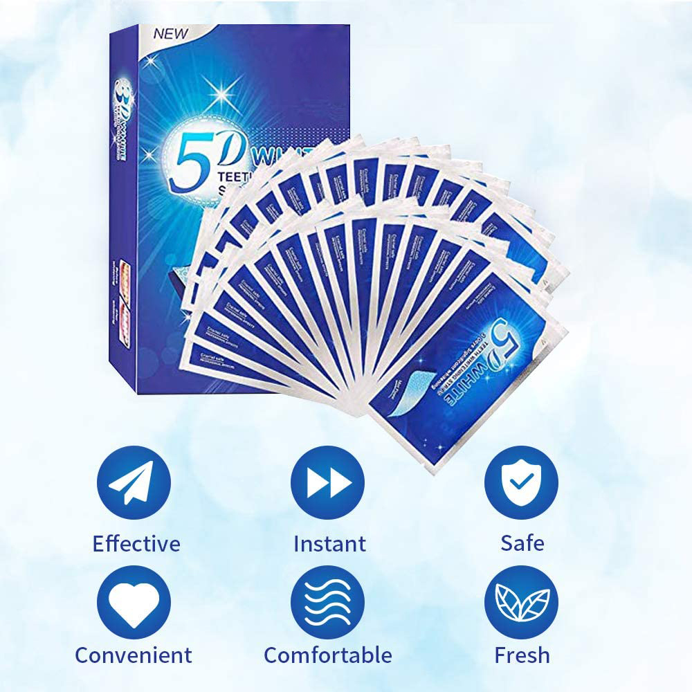 5D White Teeth Whitening Strip – Teeth Whitening Xylitol Bewertung und Preis