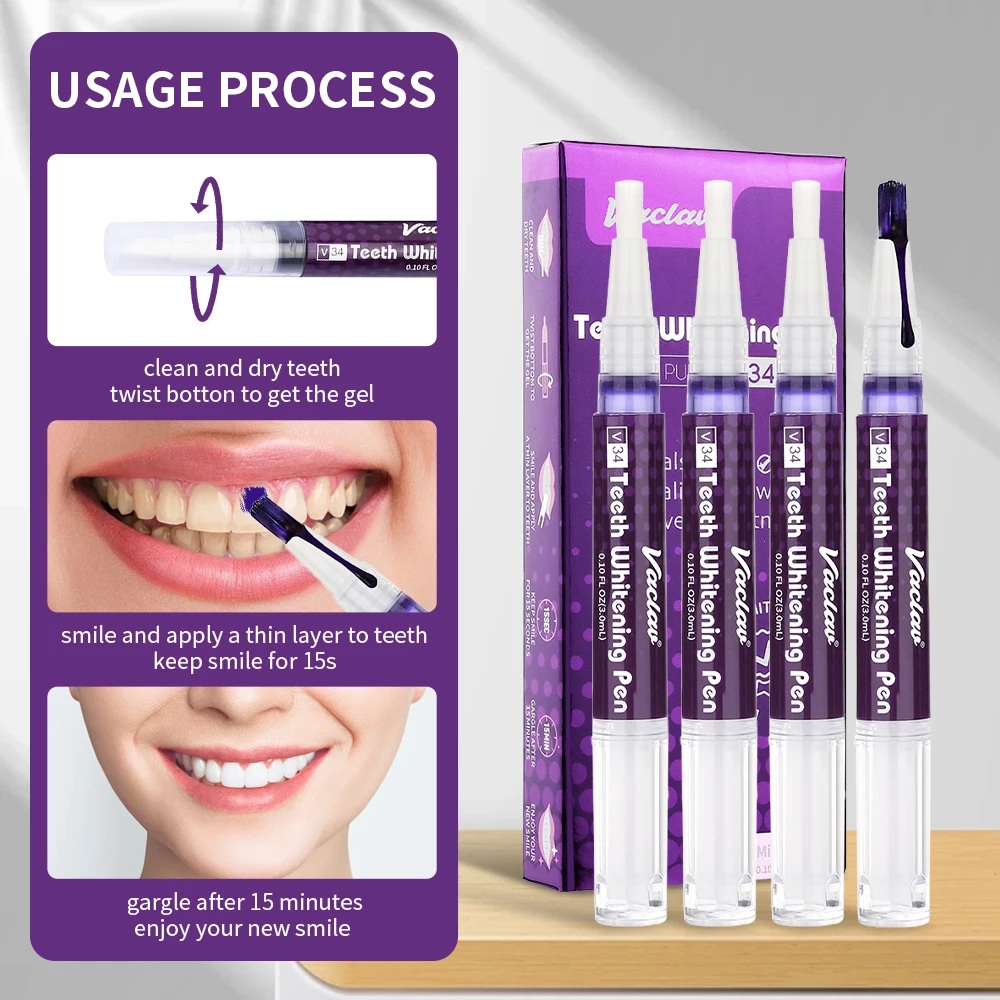 Vaclav V34 Purple teeth whiten – Teeth Whitening Xylitol Bewertung und Preis