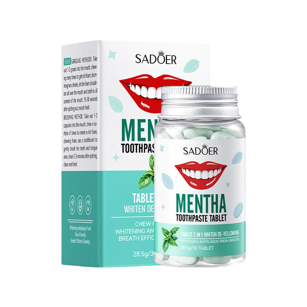 Mint Solid Toothpaste Tablets  – Teeth Whitening Price Bewertung und Preis